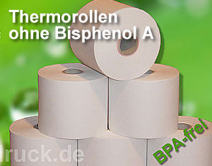Thermorollen Bisphenol A-frei für Sharp Registrierkassen